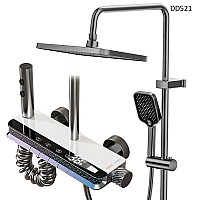 Πολυτελές σύστημα ντους με φωτεινό αναμικτήρα Cosmos – DD521 - Sellzone.bg Πολυτελές σύστημα ντους με φωτεινό αναμικτήρα Cosmos – DD521